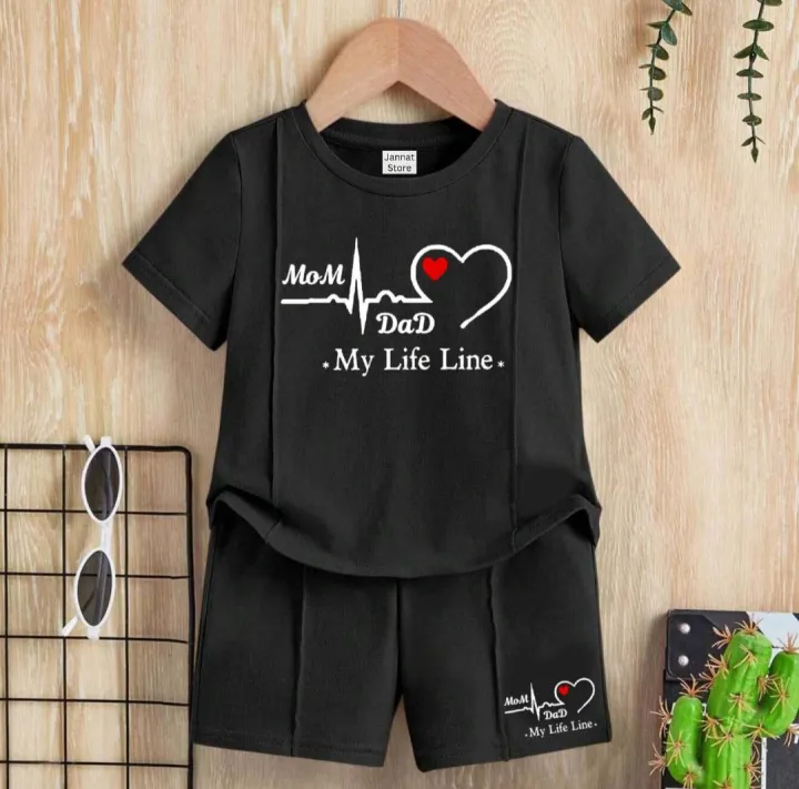 T-shirt And Short Pant For Kids Baby Boys